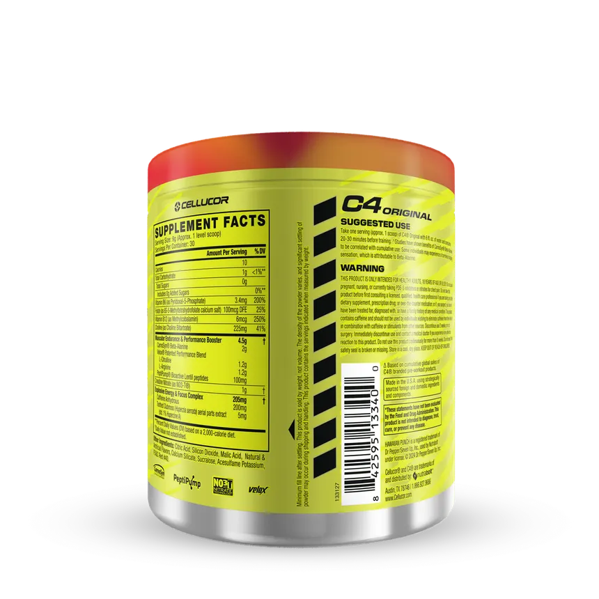 C4 Original Fruit Punch back