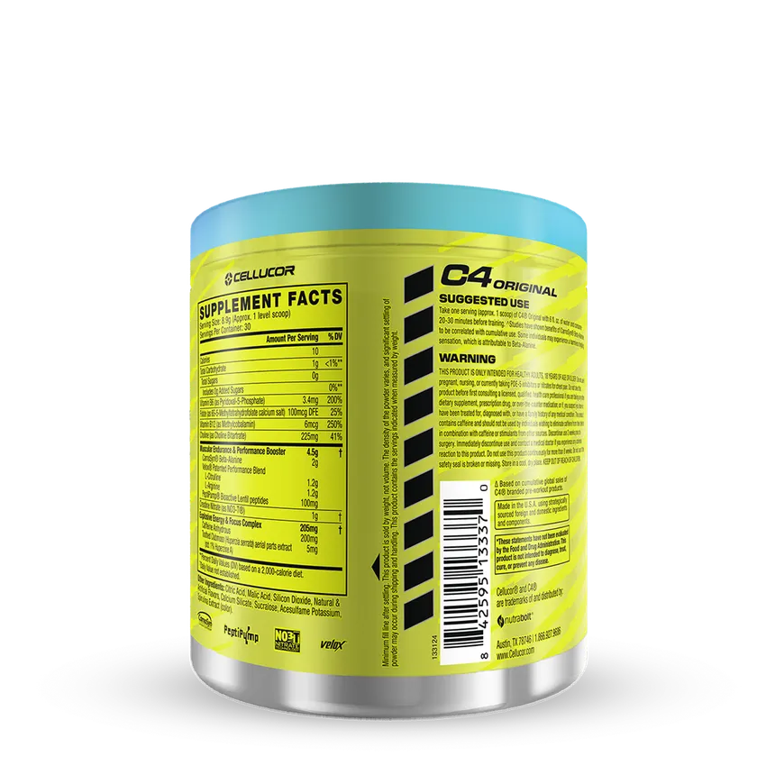 C4 Original Icy Blue Razz back