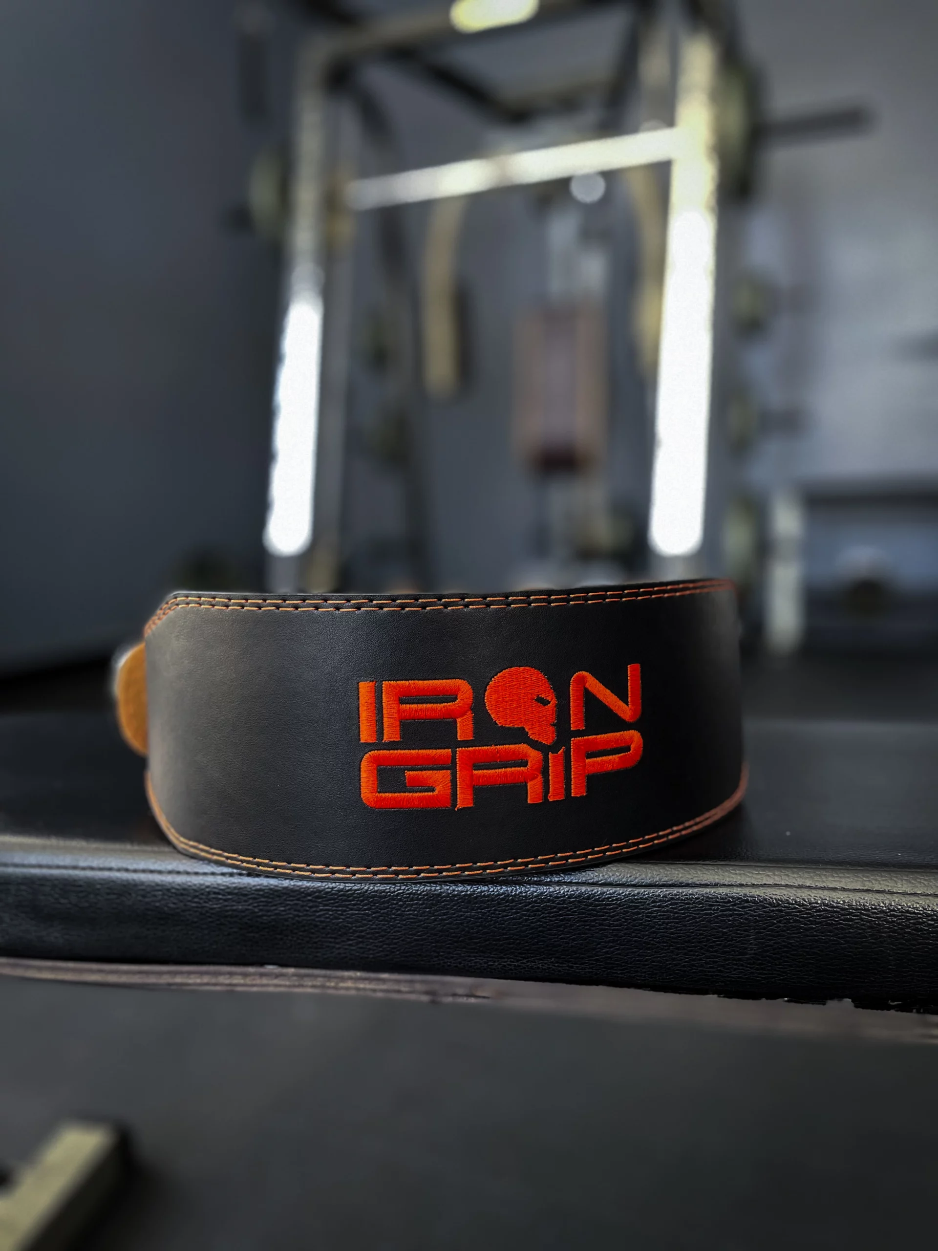 Leather Padded Belt Black