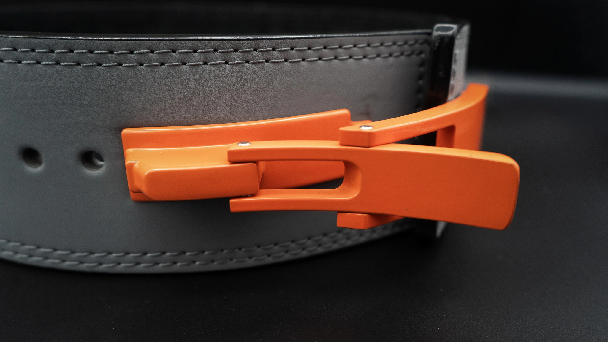 Power lift Leather Belt with clip